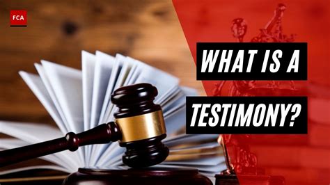 testemon|what is a testimony.